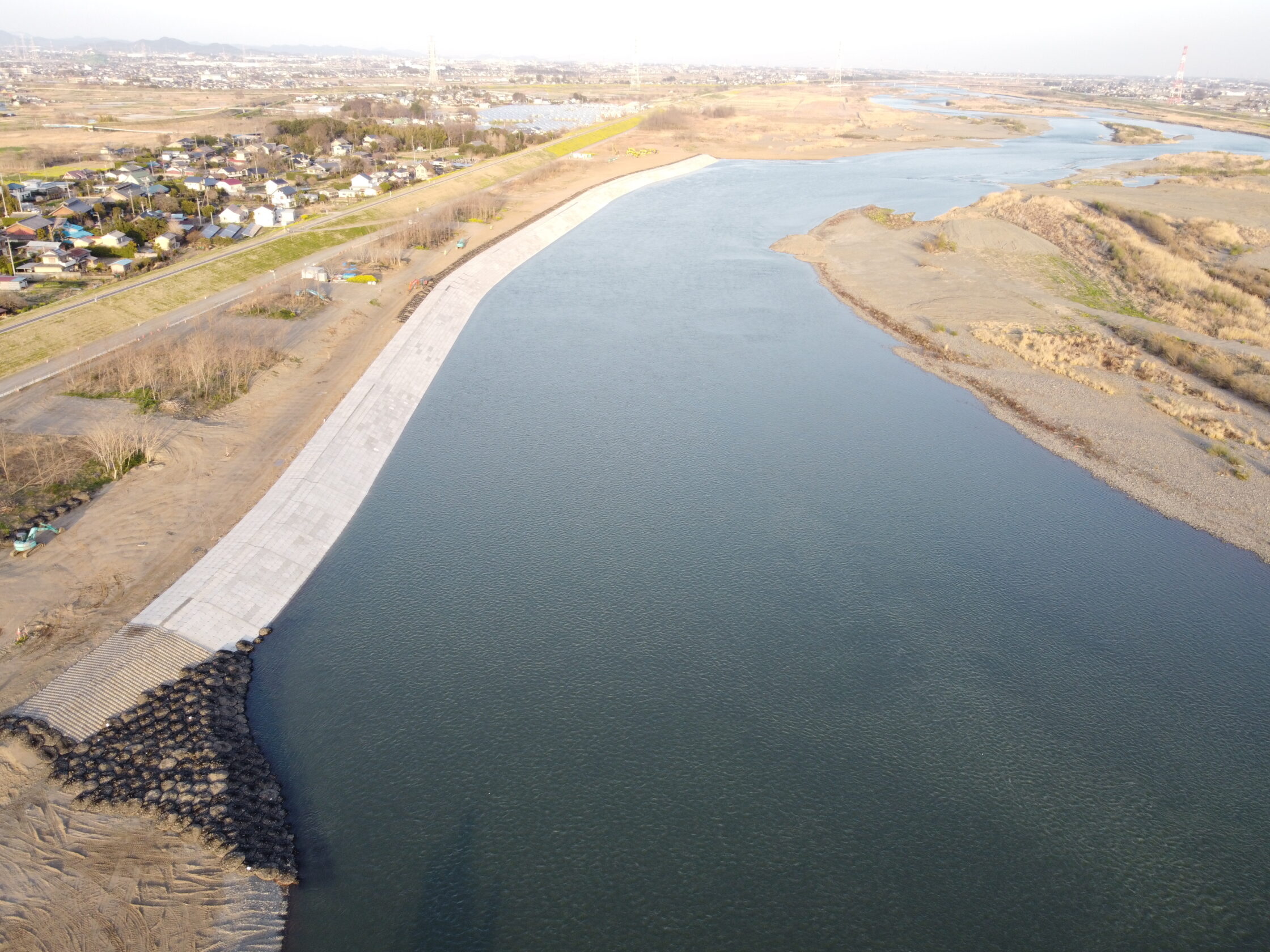 利根川左岸境島村低水護岸災害復旧（その2）工事